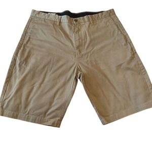 Mens Khaki Chino Shorts Size 38 Volcom Casual Work Golf Skate Shorts